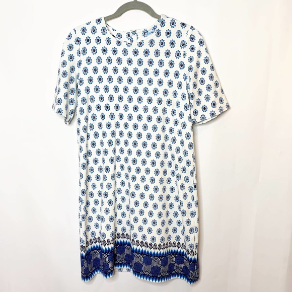 Draper James Floral Patterned Short Sleeve Dress - Picture 1 of 6